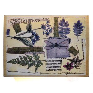 Floral Collage Rubber Stamp By Stamps Happen Inc. - The Tapestry Studio Collecti